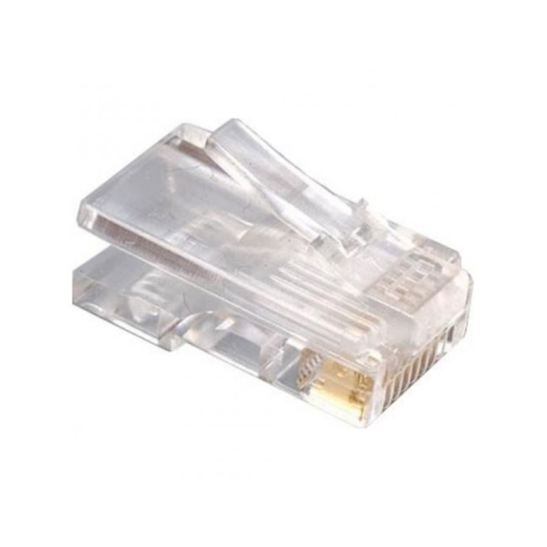 კონექტორი  CONNECTOR RJ-45 8P8C MODULAR PLUG 30U'' GOLD PLATED