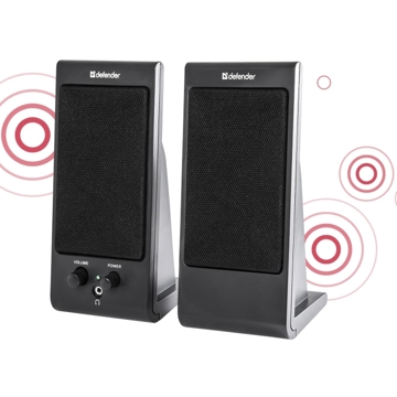 დინამიკი 2.0 Active speaker system Defender SPK-170 black, 4W, USB powered