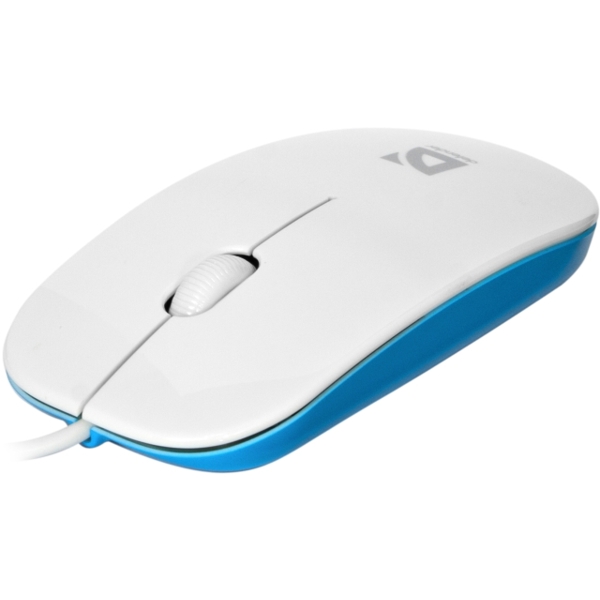 მაუსი Wired optical mouse Defender NetSprinter MM-440 white+blue,3 buttons,1000 dpi