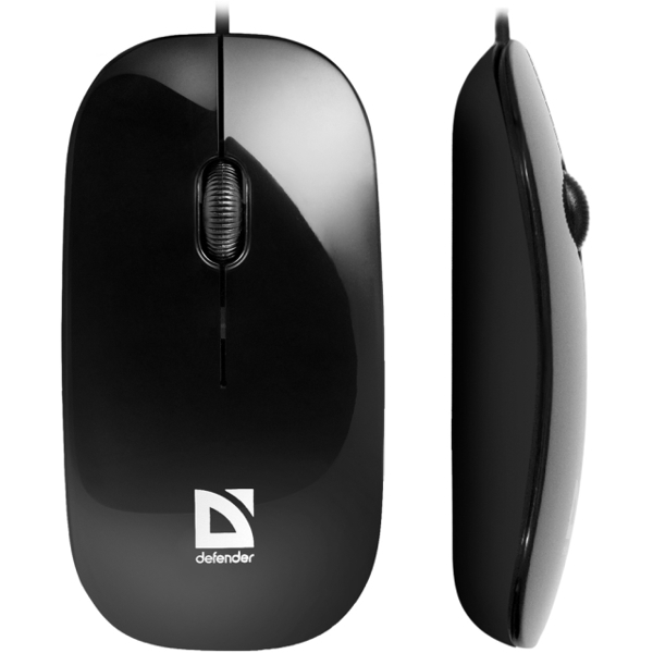 მაუსი Wired optical mouse Defender NetSprinter MM-440 black,3 buttons,1000 dpi