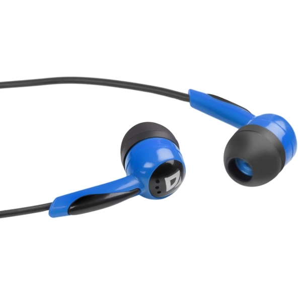 ყურსასმენი In-ear headphones Defender Basic 604 black + blue