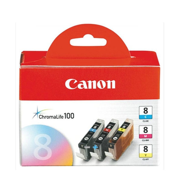 კარტრიჯი CANON CLI-8C/M/Y MULTI-PACK (0621B029AA)