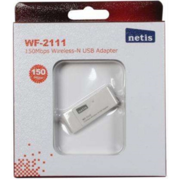 USB ადაპტერი Netis  150Mbps Wireless N USB Adapter, internal antenna