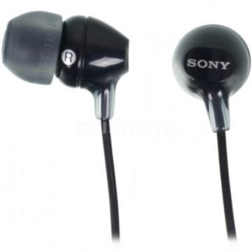 ყურსასმენები SONY MDREX15LPB.AE  In-Ear Headphones Black