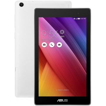 პლანშეტი ASUS TABLETS  ZENPAD Z170CG, WHITE  7",  1024X600 IPS,INTEL ATOM X3-C3230RK  QUAD CORE (1.2 GHZ), WI-FI,3G , 1GB, 8GB +MSD,DUAL SIM,VOICE SUPPORT,2.0MP+0.3MP