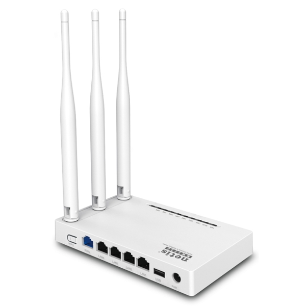 როუტერი  Netis  300Mbps Wireless N 3G/4G Router, 3*5dBi external fixed antennas