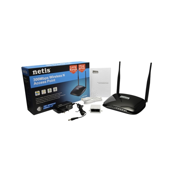 როუტერი Netis  300Mbps Wireless N Access Point, 2*5dBi detachable antennas