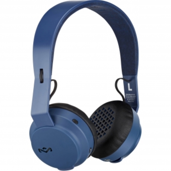 ყურსასმენი  HOUSE OF MARLEY EM-JH101-NV  REBEL ON-EAR HEADPHONES BT NAVY