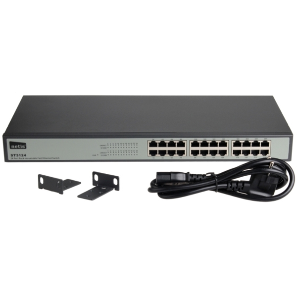 სვიჩი  Netis Fast Ethernet Switch 24 ports