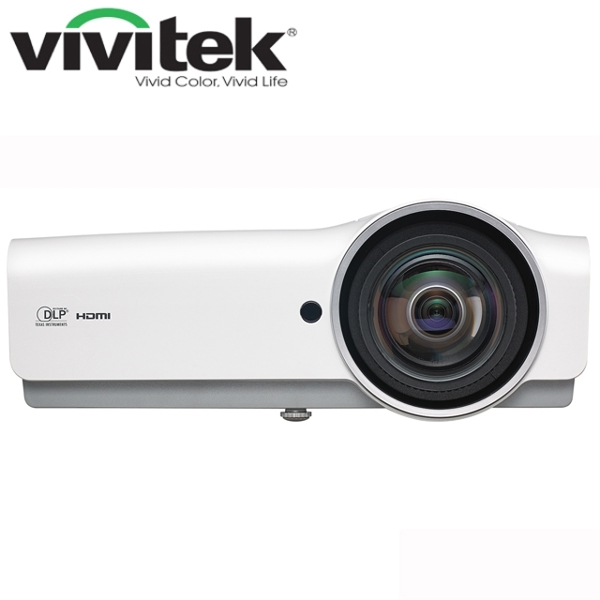 მოკლე ფოკუსიანი პროექტორი Vivitek DW882ST Short-Throw Projector DLP Projector WXGA 1280 x 800 3600 ANSI Lumens 15,000:1 contrast 2 X HDMI