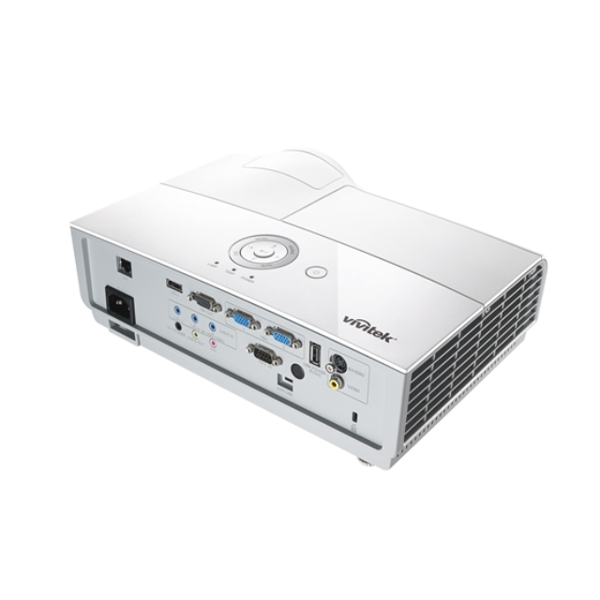 მოკლე ფოკუსიანი პროექტორი Vivitek DW882ST Short-Throw Projector DLP Projector WXGA 1280 x 800 3600 ANSI Lumens 15,000:1 contrast 2 X HDMI