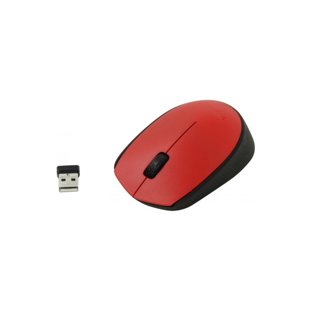LOGITECH WIRELESS MOUSE M171 RED  910-004641