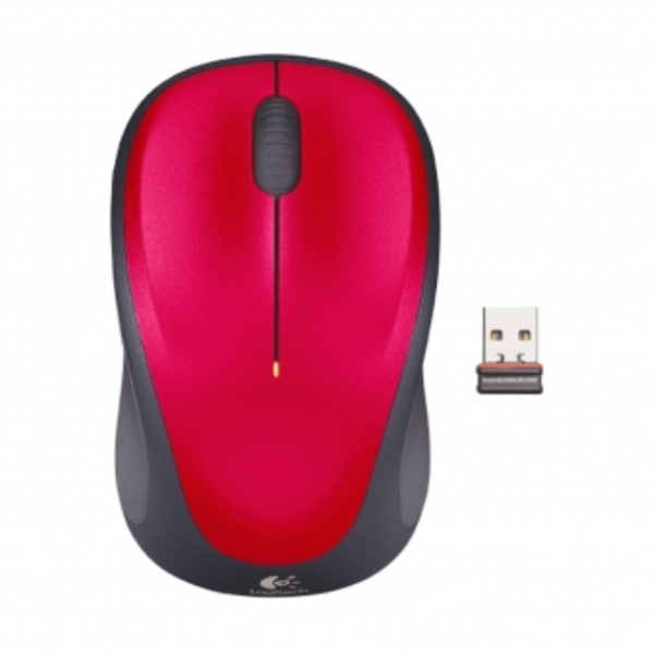 მაუსი  LOGITECHWIRELESS MOUSE M235 RED 910-002496