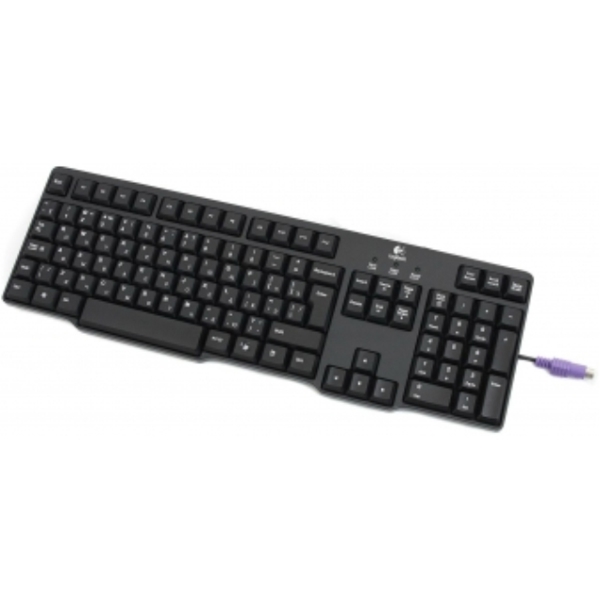 კლავიატურა  LOGITECH CORDED K100-CLASSIC PS2 RUSSIAN LAYOUT SPILL RESISTANT