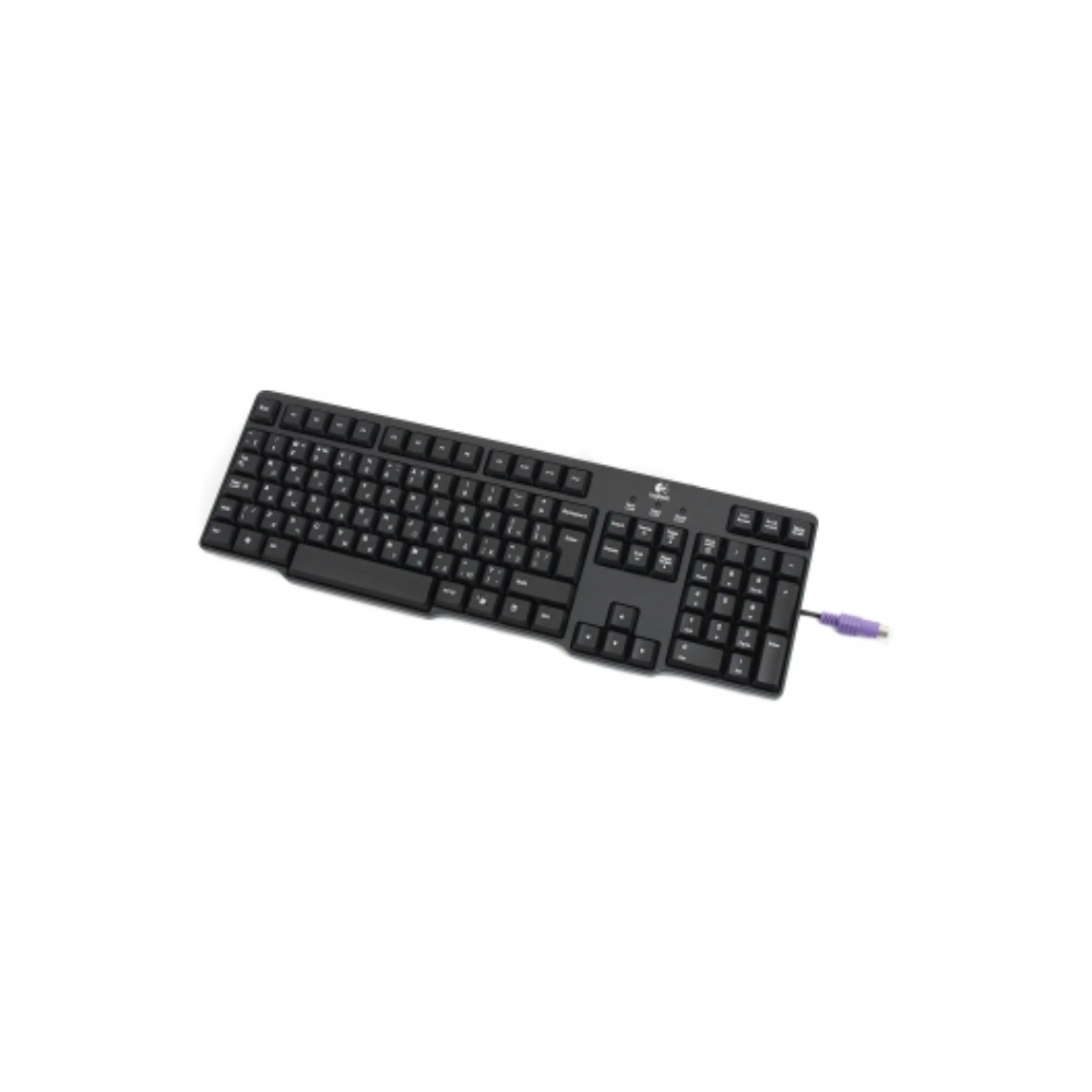 კლავიატურა  LOGITECH CORDED K100-CLASSIC PS2 RUSSIAN LAYOUT SPILL RESISTANT