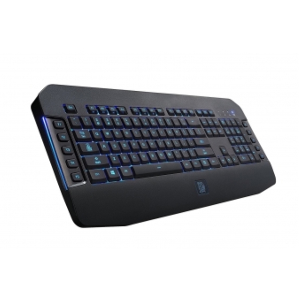 კლავიატურა Thermaltake GAMING KEYBOARD CHALLENGER  KB-VEL-MBBLUS-01, BACK-LIGHT  BLACK