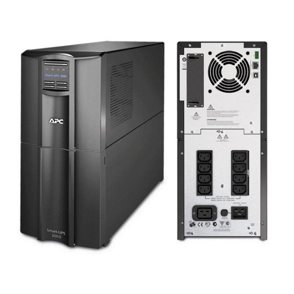 უწყვეტი კვების წყარო  APC SMART SMT3000I, 3000VA2700 W  230V 151-302V  LINE-INTERACTIVE