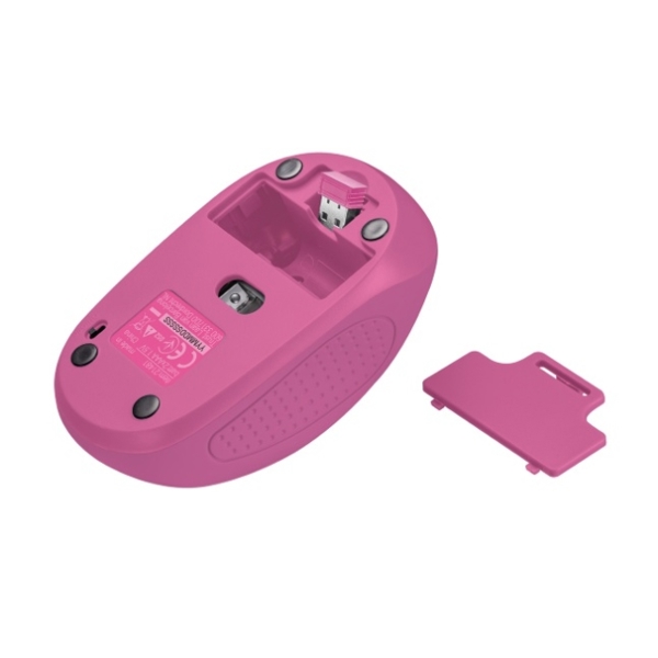 მაუსი Primo Wireless Mouse - pink flowers 21481