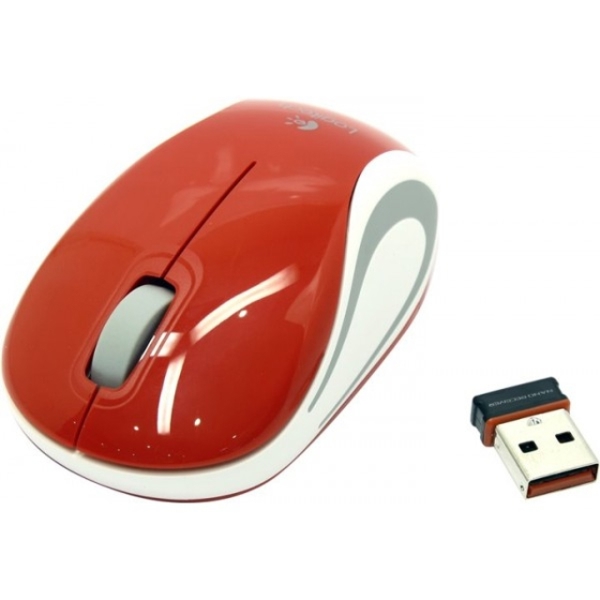 მაუსი Logitech M187Mini Wireless red 910-002737