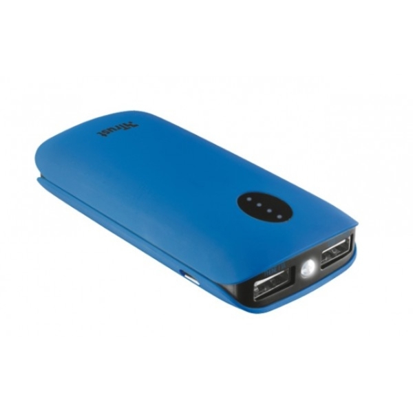 პორტატული დამტენი TRUST Leon PowerBank 5200 - blue / 20382