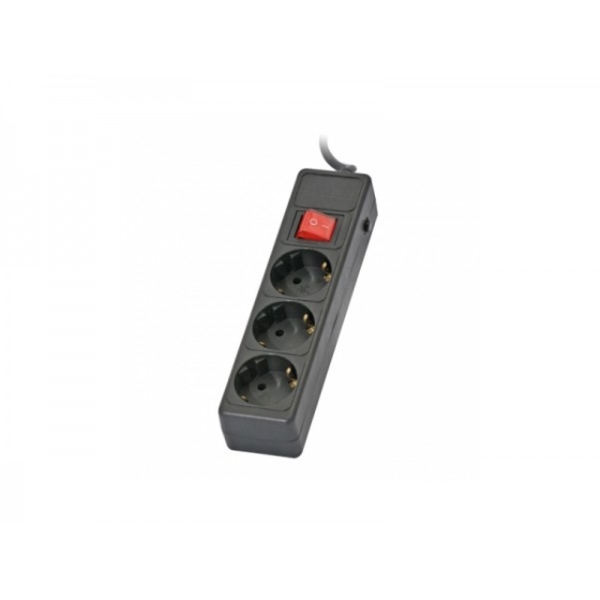 დენის გამანაწილებელი Surge Protector Optima Base 1,8 m (3 sockets) black