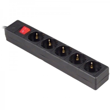 დენის გამანაწილებელი Surge Protector Optima Base 1,8 m (5 sockets) black