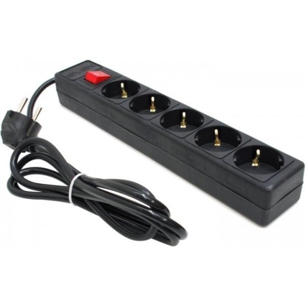 დენის გამანაწილებელი Surge Protector Optima Base 5,0 m (5 sockets) black