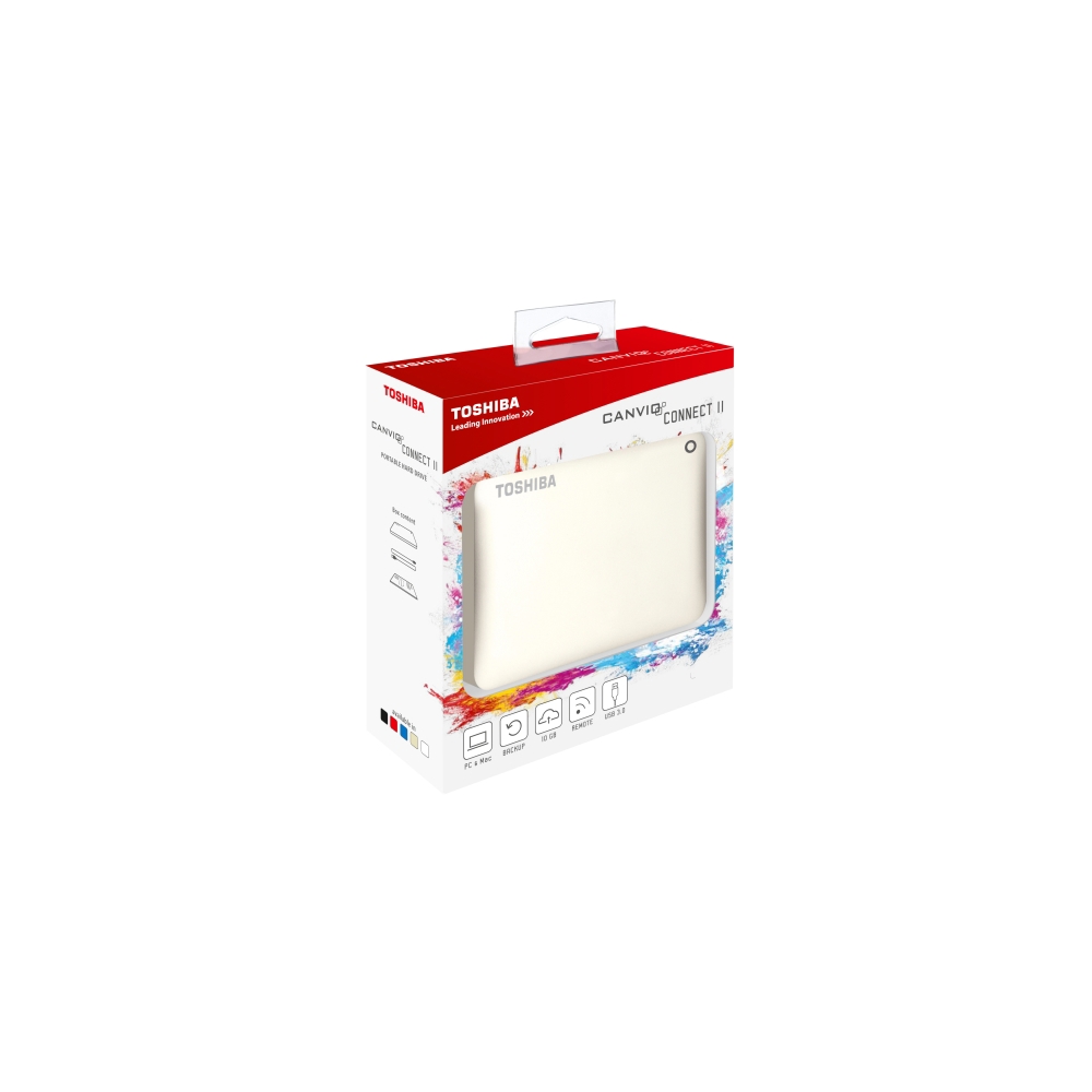 გარე მყარი დისკი TOSHIBA Canvio Connect II 500GB gold