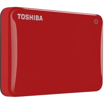 გარე მყარი დისკი TOSHIBA  Canvio Connect II 500GB red