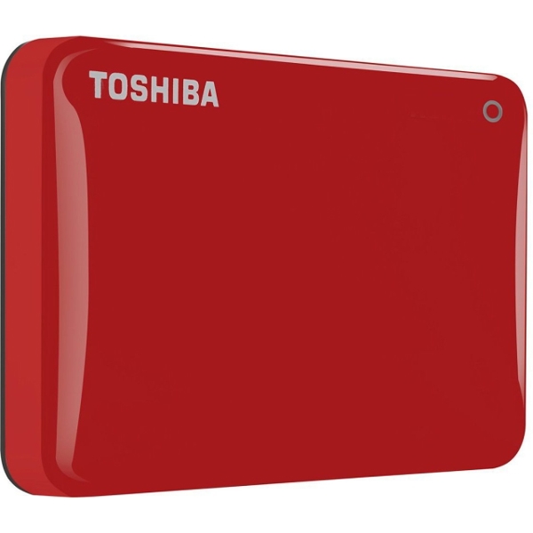 გარე მყარი დისკი TOSHIBA  Canvio Connect II 500GB red