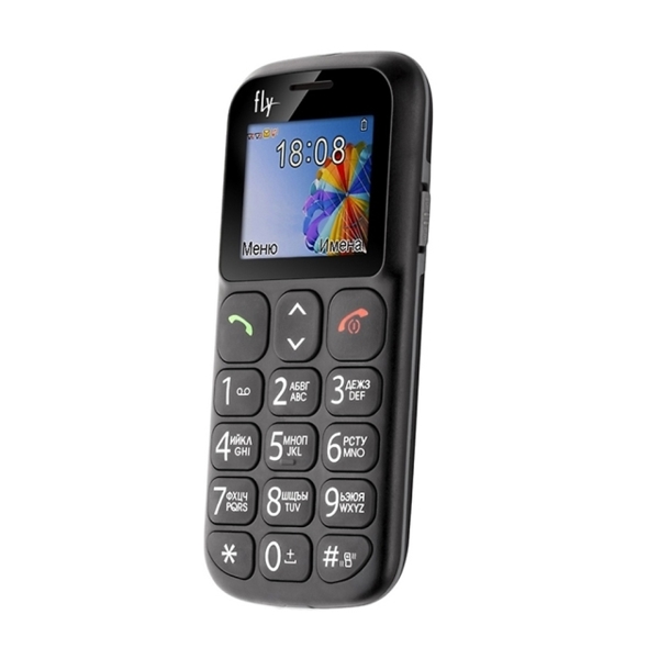 მობილური ტელეფონი FLY  Ezzy7 Black, 1.77'' 160x128, 260MHz, 1 Core, 24MB RAM, 32MB, up to 16GB flash, 2 Sim, 2G, 600mAh, 82g, 116.7x56.3x14.1