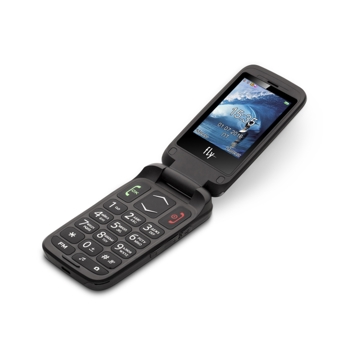 მობილური ტელეფონი FLY  Ezzy Trendy 3 Dark Grey, 2.4'' 320x240, 256MHz, 1 Core, 32MB RAM, 32MB, up to 16GB flash, 0.3Mpix, 2 Sim, 2G, BT, 800mAh, 93.5g, 100.8x53x19.5
