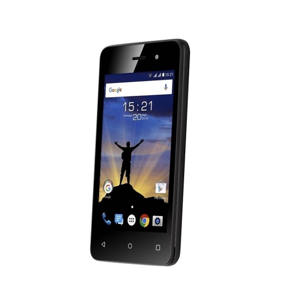 მობილური ტელეფონი  FLY  FS405 Black, 4'' 800x480, 1.2GHz, 2 Core, 512MB RAM, 4GB, up to 32GB flash, 2Mpix/0.3Mpix, 2 Sim, 2G, 3G, BT, Wi-Fi, GPS, 1250mAh, Android 5.1, 107g, 121.6x63x9.9