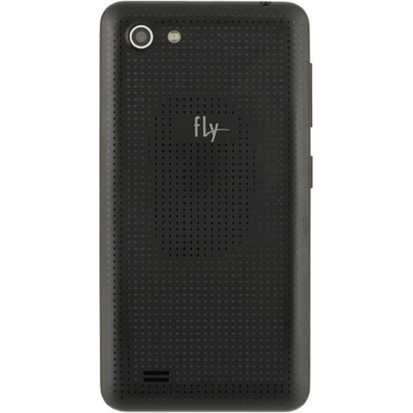 მობილური ტელეფონი  FLY  FS405 Black, 4'' 800x480, 1.2GHz, 2 Core, 512MB RAM, 4GB, up to 32GB flash, 2Mpix/0.3Mpix, 2 Sim, 2G, 3G, BT, Wi-Fi, GPS, 1250mAh, Android 5.1, 107g, 121.6x63x9.9