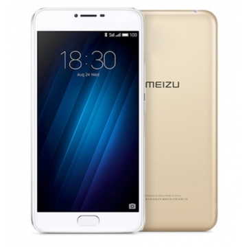 მობილური ტელეფონი MEIZU U20 Gold, 5.5'' 1920x1080, 1.8GHz+1.0GHz, 4+4 Core, 2GB RAM, 16GB, 13Mpix/5Mpix, 2 Sim, 2G, 3G, LTE, BT, Wi-Fi, GPS, Glonass, 3260mAh, Android 6.0, 158g, 153x75.4x7.7