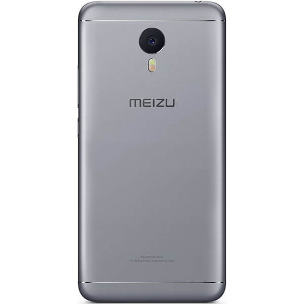 მობილური ტელეფონი MEIZU M3 Note Grey Black, 5.5'' 1920x1080, 1.8GHz+1.0GHz, 4+4 Core, 2GB RAM, 16GB, up to 128GB flash, 13Mpix/5Mpix, 2 Sim, 2G, 3G, LTE, IRDA, BT, Wi-Fi, GPS, Glonass, 4100mAh, Android 5.1, 163g, 153,6x8.2x75.5, gorilla glass
