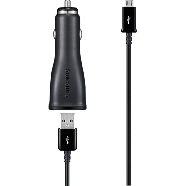 მანქანის დამტენი SAMSUNG CAR FAST CHARGER (DUAL USB PORT) 5V 2000MA  CABEL LENGTH 1.5M (EP-LN920BBEGRU)