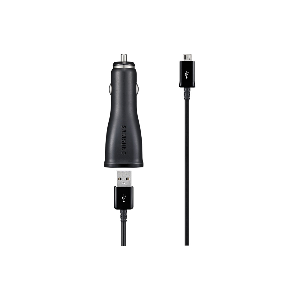მანქანის დამტენი SAMSUNG CAR FAST CHARGER (DUAL USB PORT) 5V 2000MA  CABEL LENGTH 1.5M (EP-LN920BBEGRU)