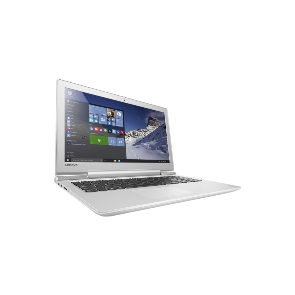 ნოუთბუქი LENOVO IP 700-15ISK I7 8G 1TBI7-6700HQ, Nvidia GeForce GTX950 4GB. WHITE.  8G(24GBDDR2133), 1TB 7MM 5400RPM. DVD/RW. 15.6 FHD IPS AG(SLIM).3CELL 45W. HFREE-DOS Backlit YES. HD 720P WITH ARRAY MICHDMI