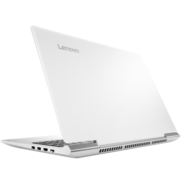 ნოუთბუქი LENOVO IP 700-15ISK I7 8G 1TBI7-6700HQ, Nvidia GeForce GTX950 4GB. WHITE.  8G(24GBDDR2133), 1TB 7MM 5400RPM. DVD/RW. 15.6 FHD IPS AG(SLIM).3CELL 45W. HFREE-DOS Backlit YES. HD 720P WITH ARRAY MICHDMI