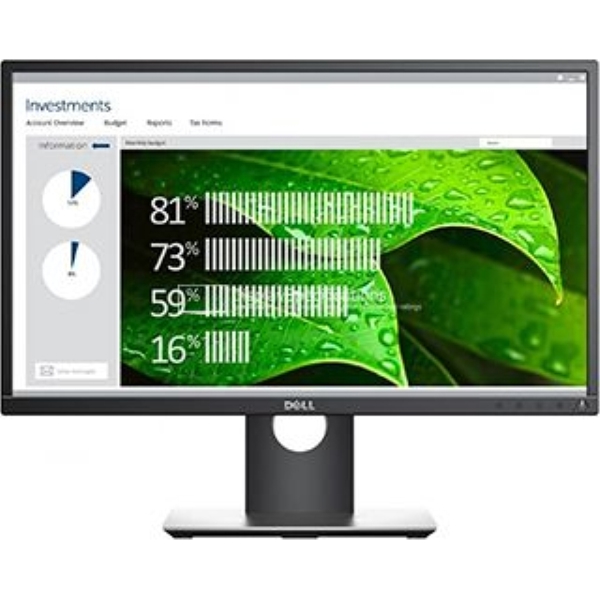 მონიტორი Dell P2417H 60.4cm(23.8") LED black monitor (1920 x 1080, 16:9) AG, IPS, 0,27mm, 6ms, 178*/178*,  16.7 million colors, 250cd/m2, 1000:1(standard) 4,000,000:1(dynamic),0.2745 mm, HDMI, DisplayPort, VGA, 2xUSB 2.0, 3xUSB 3.0,War 3 years NBD