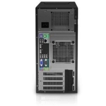 სერვერი DELL PowerEdge T20, Intel Xeon E3-1225v3 (3.2GHz, 8M Cache, 4C/4T, Turbo, 84W), 4GB DDR3 1600MHz (1x 4GB Single Rank UDIMMs) RAM, no FDD, no DVD, 1TB 7.2K Entry SATA 3.5in Cabled Hard Drive, 1x Intel 82579 Gigabit Ethernet LANt, 1x 290W PSU, Warranty 39M Next Business Day