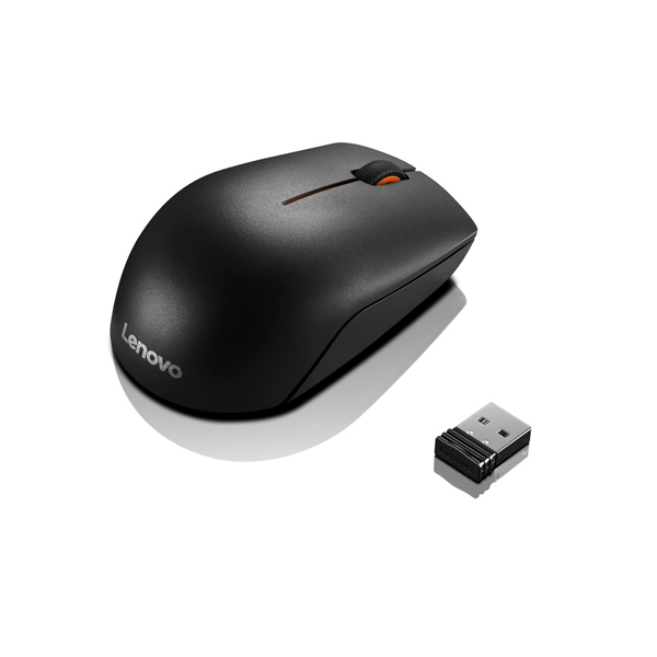 მაუსი Lenovo 300 Wireless Mouse Black