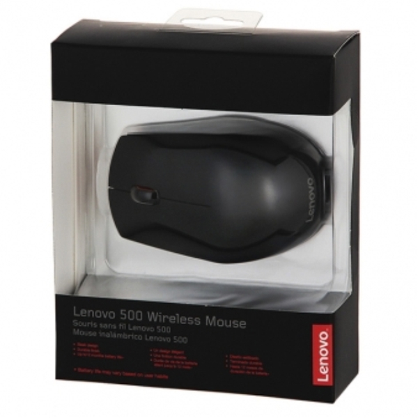 მაუსი LENOVO  WIRELESS MOUSE-WW(BLACK)