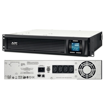 უწყვეტი კვების წყარო  APC SMART SMC1000I-2U 1000 VA 600WATTS  230V, 170 - 300V RACK MOUNT 2U LCD (NEW)