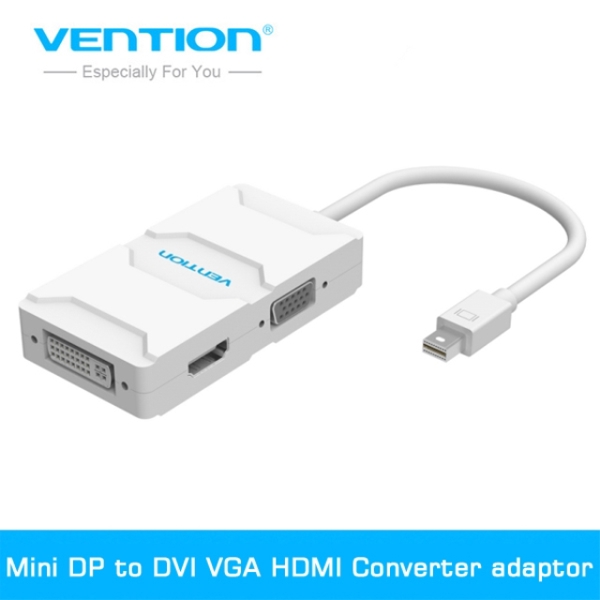 უნივერსალური გადამყვანი Vention Mini DP to DVI VGA HDMI Converter  adaptor