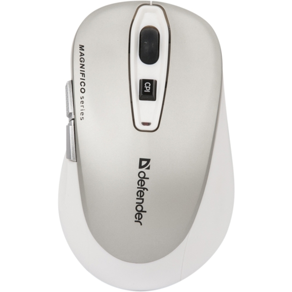 უსადენო მაუსი Defender Wireless IR-laser mouse Magnifico MB-535 grey,6 buttons,1000-2000 dpi