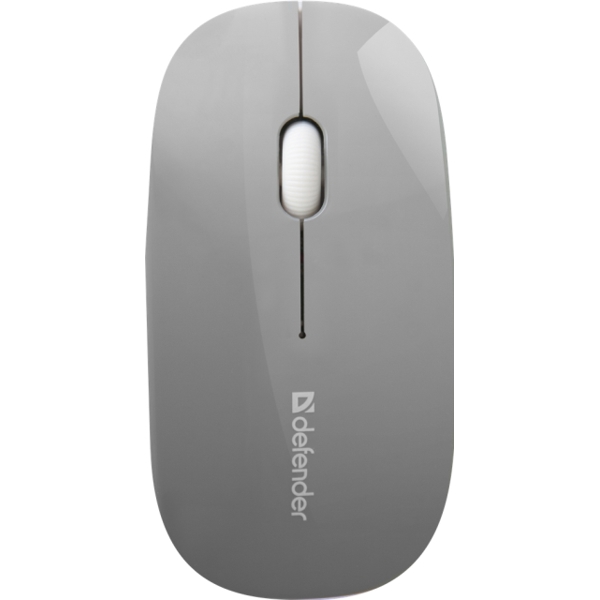 მაუსი Wireless optical mouse Defender NetSprinter MM-545 grey+white,3 buttons,1000dpi