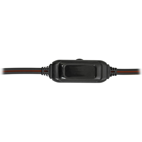 ყურსასმენი Gaming headset Defender Warhead G-185 black + red, cable 2 m