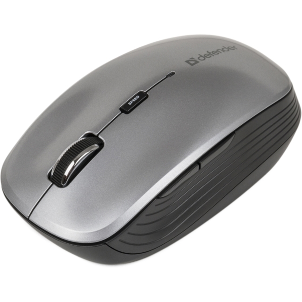 მაუსი Wireless optical mouse Defender Ayashi MS-325 grey,6 buttons,1000-2000 dpi